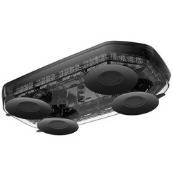 Šviesos juosta LED, 50W, 12-24V, gintarinė, užsukama/magnetinė, 380mm, Kramp LA20150