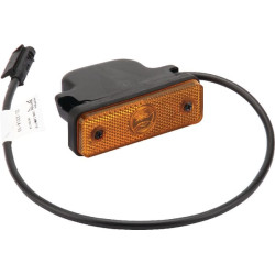 Žymeklis LED, stačiakampis, oranžinis, užsegamas, Aspöck 312214307