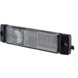 Šviesos diodas, 1,20 W, stačiakampis, 24 V, baltas, įjungiamas, 1 LED, Hella 2PG008645961