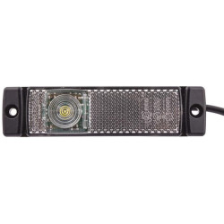Šviesos diodas, 1,20 W, stačiakampis, 24 V, baltas, įjungiamas, 1 LED, Hella 2PG008645961