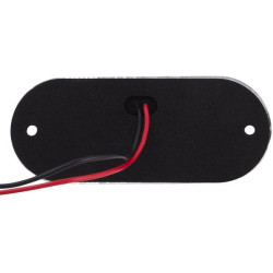 Šviesos diodas, stačiakampis, 24 V, skaidrus, užsukamas, 108 x 10,5 x 44 mm, 5 šviesos diodai, Hella ValueFit 2PG357009121