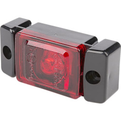 Žymeklis LED, stačiakampis, 12/24V, raudonas, užsukamas, 72x32mm, Waś 1400690850