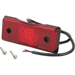 Žymeklis LED, stačiakampis, 12/24V, raudonas, užsukamas, Britax L4602LDV