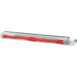 Žymeklis LED, stačiakampis, 12/24V, skaidrus, užsukamas, 246x20x22mm, Waś 1400690860
