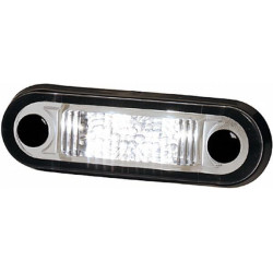 Šviesos diodas, 0,50 W, stačiakampis, 12/24 V, baltas, užsukamas, 84x2 šviesos diodai, Hella 2XT959510427