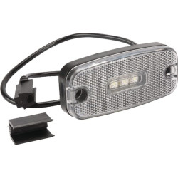 Žymeklis LED, stačiakampis, baltas, varžtas ant 6SU11034WL50