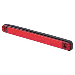 Žymeklis LED, stačiakampis, 12/24V, raudonas, užsukamas, 238x20mm, Waś 1400300718