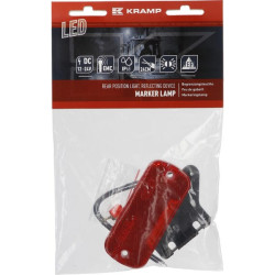 Žymeklis LED, stačiakampis, 12-24V, 105,4x45x11,8mm, Kramp LA30102