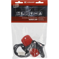 Žymeklis LED, stačiakampis, 12-24V, 105,4x45x11,8mm, Jaeger, Kramp LA30109