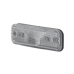 Žymeklis 5W, stačiakampis, 24V, baltas, užsukamas, 100xHella 2PF961167021