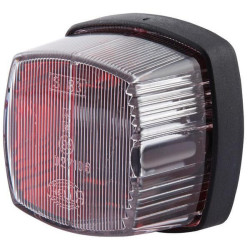 Žymeklis 5W, kvadratas, 12V, raudona/balta, užsukamas, 62x40x62mm, Hella 2XS005639001