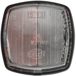 Žymeklis 5W, kvadratas, 12V, raudona/balta, užsukamas, 62x40x62mm, Hella 2XS005639001