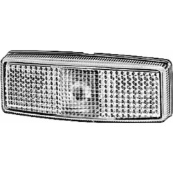 Žymeklis 5W, stačiakampis, 12V, baltas, užsukamas, 110x25x40mm, Hella 2PG006717021