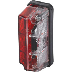 Žymeklis 5W, stačiakampis, 12V, raudona/balta, užsukamas, Hella 2TJ003168151