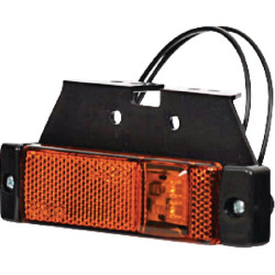 Žymeklis LED, stačiakampis, 12-24V, 130x32x20.5mm, Kramp LA30131