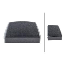 Valstybinio numerio apšvietimas 10W, stačiakampis, 12/24V, baltas, užsukamas, 102x55x56,5 mm, ašmenų gnybtas, Hella 2KA003389061