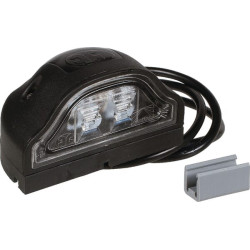 Valstybinio numerio apšvietimas LED, stačiakampis, 24V, skaidrus, užsukamas, 100x60mm, Regpoint I by Aspöck 363604007