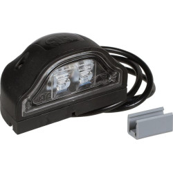 Valstybinio numerio apšvietimas LED, stačiakampis, 24V, skaidrus, užsukamas, 100x60mm, Regpoint I by Aspöck 363604007