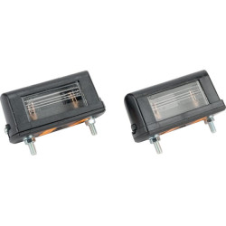 Valstybinio numerio apšvietimas 5W, stačiakampis, 12/24V, baltas, 85x30x38,8mm, gopart LA46002