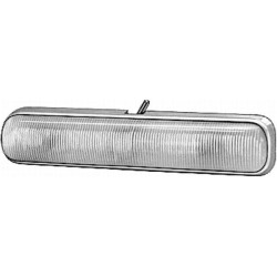 Vidinis apšvietimas stačiakampis, 12/24V, skaidrus, spaustukas, 35x25x165mm, Hella 2JA001330001