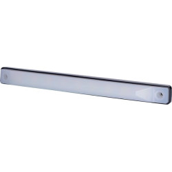 Vidaus šviesos diodas, 4,50 W, 120 lm, stačiakampis, 12/24 V, baltas, 254x18x23,8 mm, 9 LED, gopart LA50004