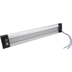 Vidinis LED apšvietimas, 770 lm, stačiakampis, 12/24 V, baltas, užsegamas, 300x22 LED, Britax L900110LDV