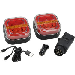 Belaidis LED galinių žibintų komplektas LA60040R