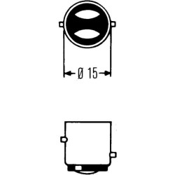 Lemputė 24V 5W/21W Raico 002078241
