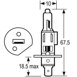 Lemputė H1 12V 55W Vapormatic VLC0448