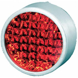 Atšvaitas, Ø66/70mm, raudonas, A:42,2mm, prisukamas M4x12, Hella 8RA009001031