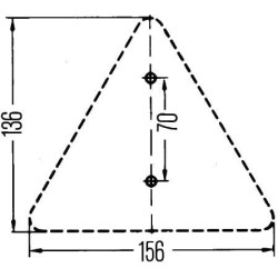 Trikampis atšvaitas 8RA002020001