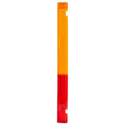 Šviesus objektyvas, gintaro/raudonas, stačiakampis 300x62x30mm LH/RH/galinis Hella 9EL997453001