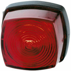 Šviesus objektyvas, raudonas KŠ/RH/galinis Hella 9EL117330011