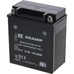 Baterija 12V 12Ah 175A uždaryta Kramp SBA1212175KR