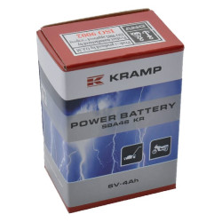 Baterija 6V 4Ah uždaryta Kramp SBA46KR