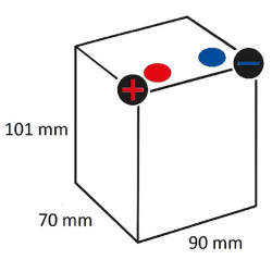 Baterija 12V 5Ah uždaryta Kramp SBA512KR