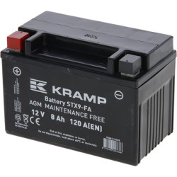 Baterija 12V 8Ah 120A uždaryta Kramp SBA812120KR