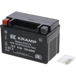 Baterija 12V 8Ah 120A uždaryta Kramp SBA812120KR