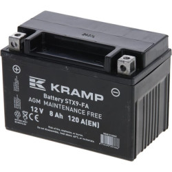 Baterija 12V 8Ah 120A uždaryta Kramp SBA812120KR