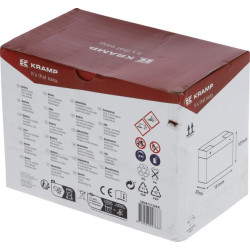 Baterija 12V 8Ah 120A uždaryta Kramp SBA812120KR