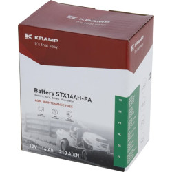 Baterija 12V 14Ah 210A uždaryta Kramp SBA1412210KR
