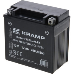 Baterija 12V 12Ah 200A uždaryta Kramp SBA1212200KR