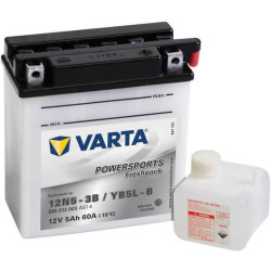 Baterija 12V 5Ah 60A Powersports Freshpack VARTA 505012006I314PS