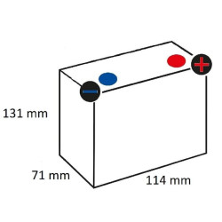 Baterija 12V 6Ah 90A uždaryta Kramp YTX7LBSKR