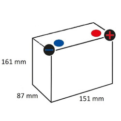 Baterija 12V 14Ah 230A uždaryta Kramp YTX16LBSKR