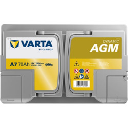 Baterija 12V 70Ah 760A A7 VARTA Dynamic AGM 570901076