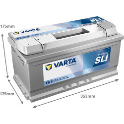 Akumuliatorius 12V 88Ah 740A F5 VARTA Dynamic SLI 588403074