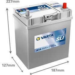 Baterija 12V 40Ah 330A A14 VARTA Dynamic SLI 540126033