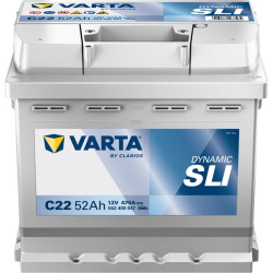 Baterija 12V 52Ah 470A C22 VARTA Dynamic SLI 552400047