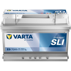 Akumuliatorius 12V 70Ah 640A E9 VARTA Dynamic SLI 570144064